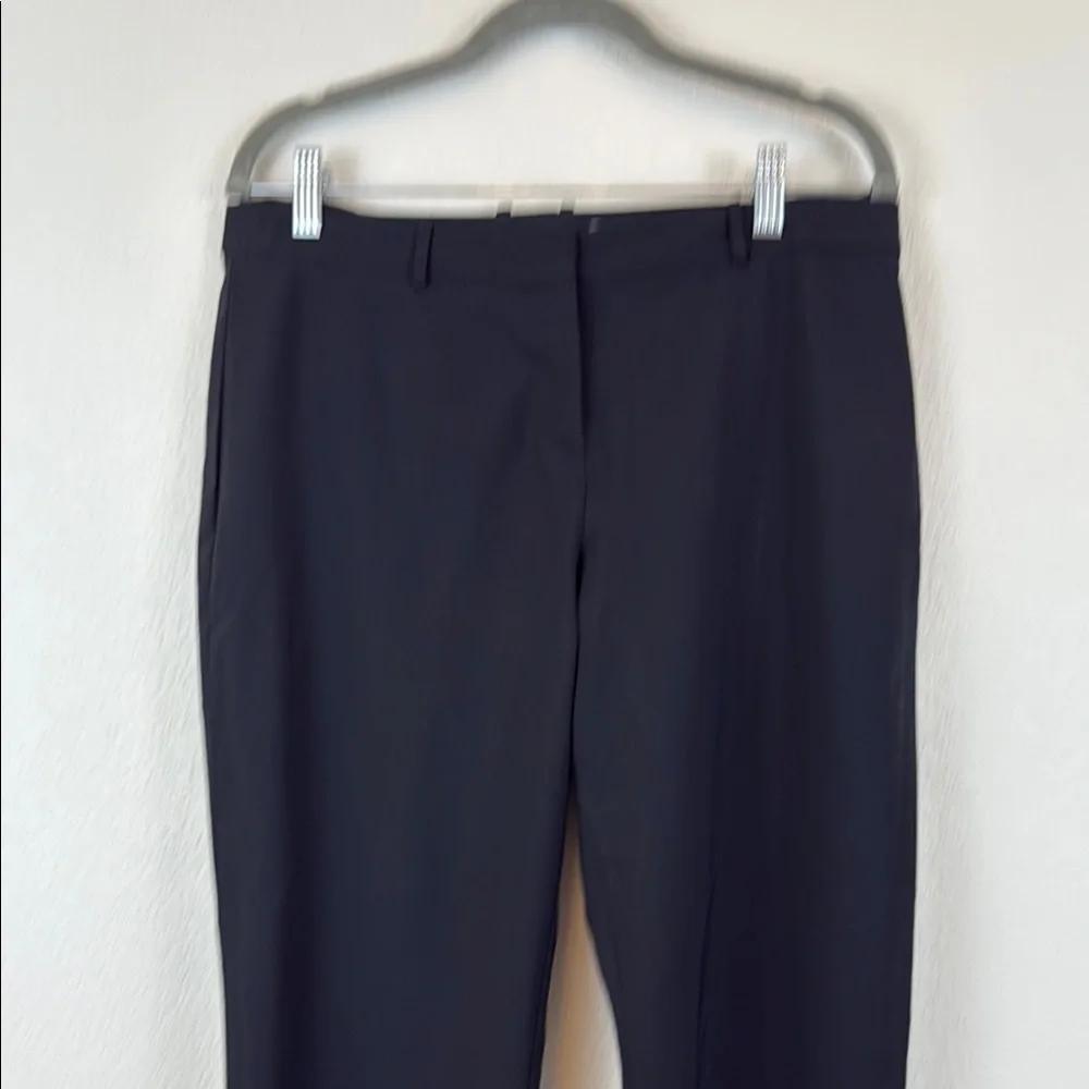 Hugo Boss Tiluna Wool Cropped Sleek Black Trousers Size 6 - Picture 5 of 15